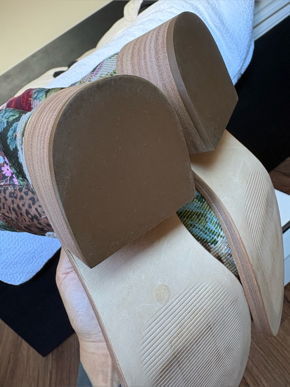 Steve Madden Floral Patchwork boot - Picture 7 of 15
